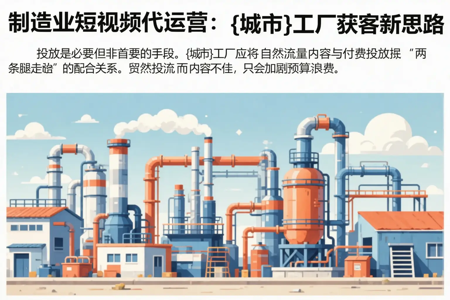 制造业短视频代运营:相城工厂获客新思路